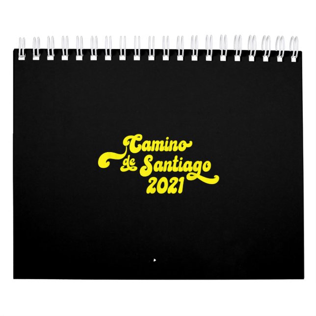 El Camino de Santiago 2021 Way of St James Wandern Kalender (Titelbild)