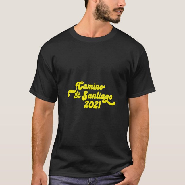 El Camino de Santiago 2021 Way of St James Wandern T-Shirt (Vorderseite)