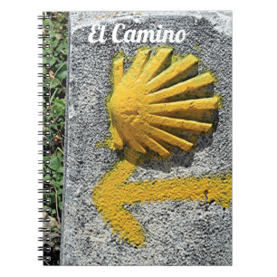 El Camino de Santiago de Compostela, Spanien, Musc Notizblock