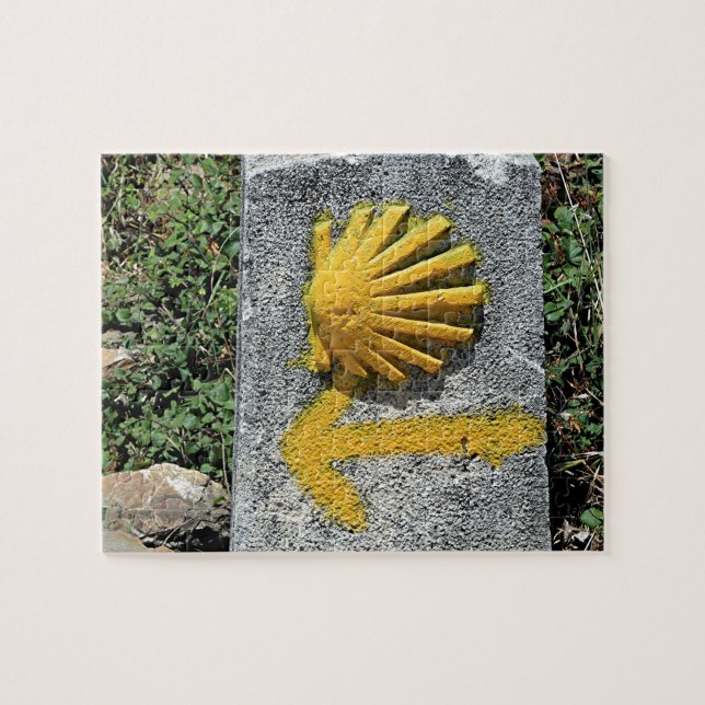El Camino de Santiago de Compostela, Spanien, Musc Puzzle (Horizontal)