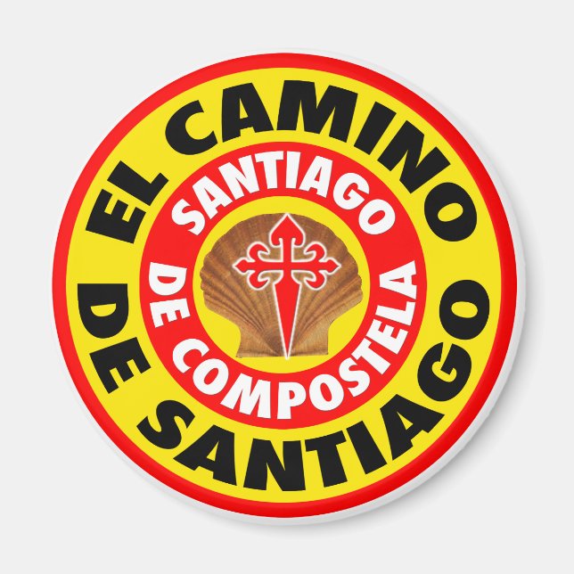El Camino De Santiago Magnet (Vorne)