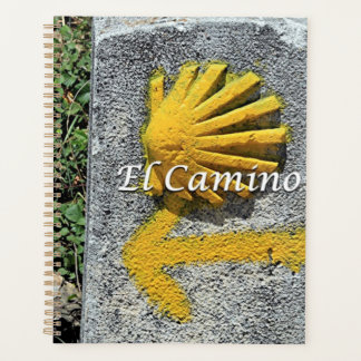 El Camino: Muschel und Pfeil, Spanien Planer
