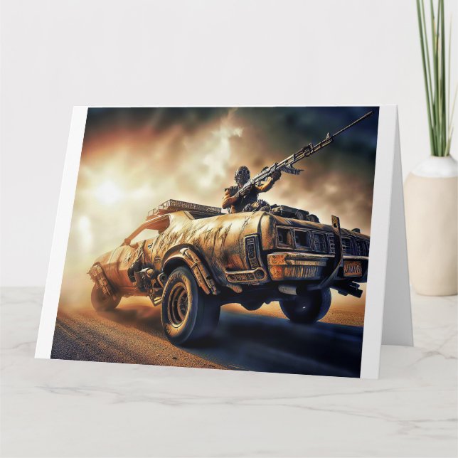 El Camino Warrior in der Apokalypse Karte (Vorderseite)