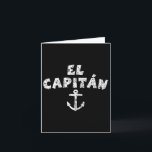 El Capitan Anchor (vintage White Left) Anchor Boat Karte<br><div class="desc">El Capitan Anchor (vintage White Left) Anchor Boat And Sail</div>
