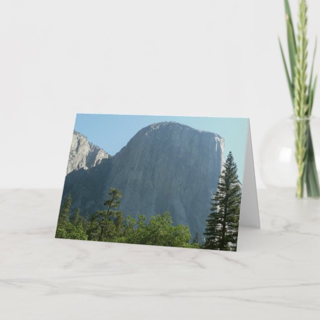 El Capitan aus dem Yosemite Nationalpark Karte (Vorderseite)