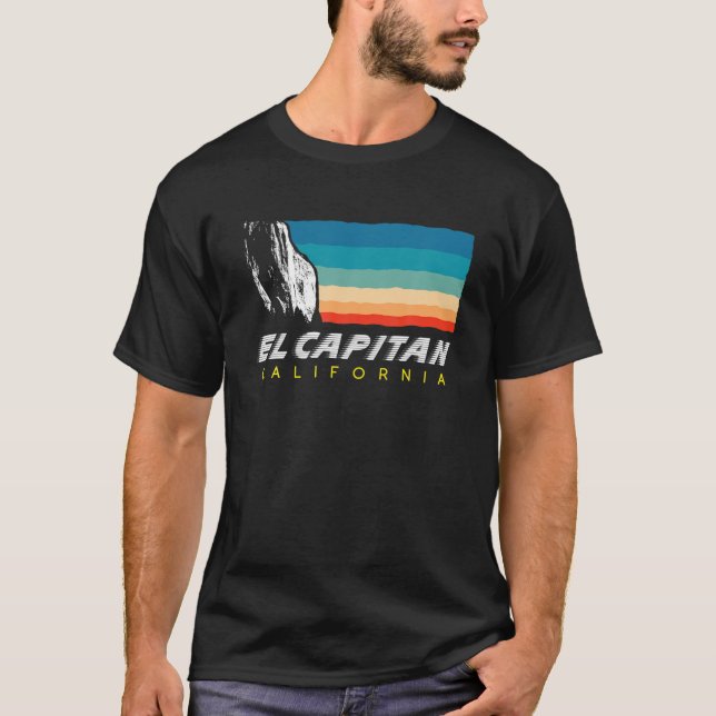 El Capitan California - USA 1980S Retro T-Shirt (Vorderseite)