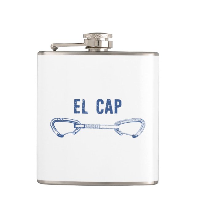 El Capitan Climbing Quickziehung Flachmann (Vorderseite)