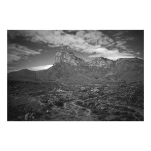EL Capitan in Schwarzweiss Fotodruck