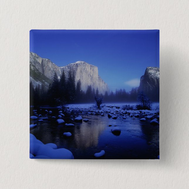 El Capitan Mountain, Yosemite National Park, Button (Vorderseite)