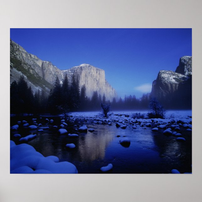 El Capitan Mountain, Yosemite National Park, Poster (Vorne)