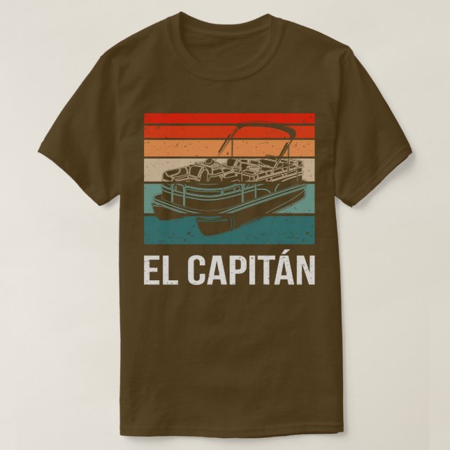 El Capitan Pontoon Boat II T-Shirt (Design vorne)