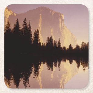 EL Capitan Rechteckiger Pappuntersetzer