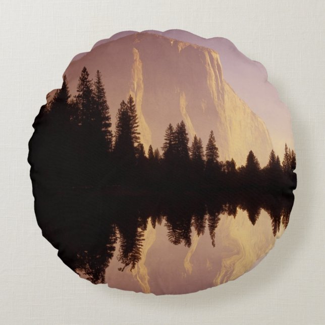 EL Capitan Rundes Kissen (Vorderseite)