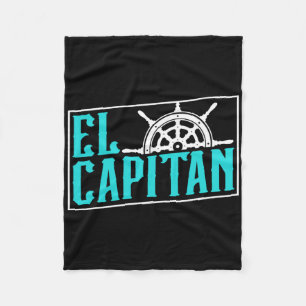 El Capitan Schiff Bootbesitzer Skipper Liebhaber K Fleecedecke