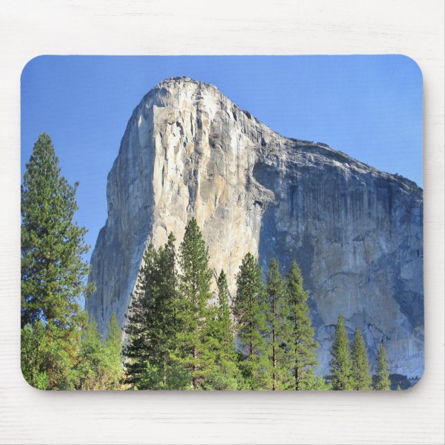 El capitan Über dem Merced River - Yosemite Valley Mousepad (Vorne)