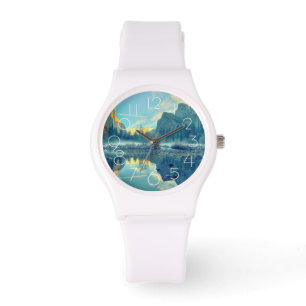 El Capitan und drei Brüder Reflektion Armbanduhr
