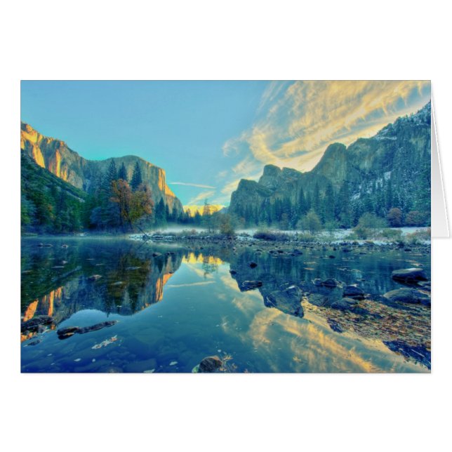 EL Capitan und drei Bruder-Reflexion (Vorderseite (Horizontal))