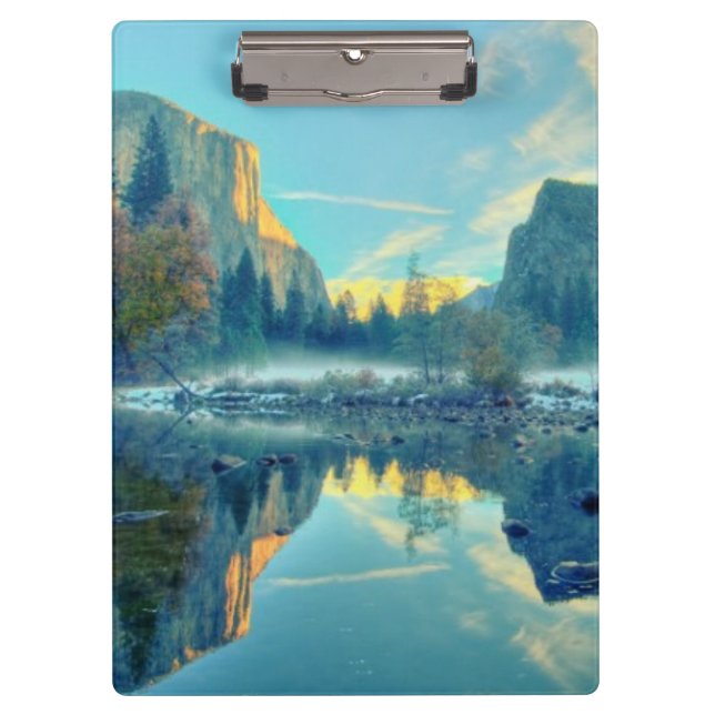 EL Capitan und drei Bruder-Reflexion Klemmbrett (Vorderseite)