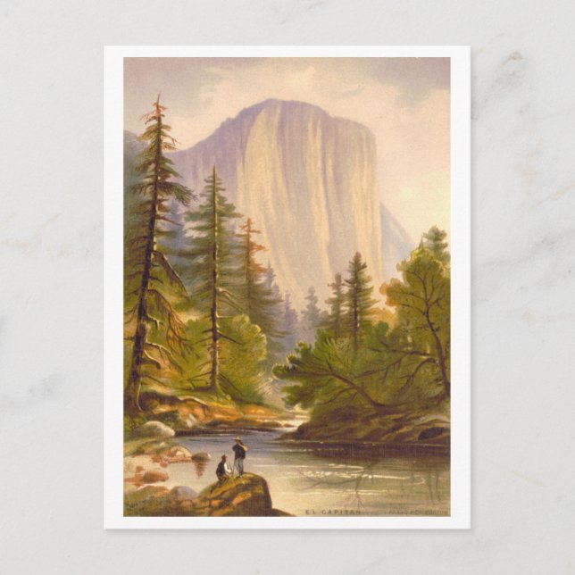 El Capitan Vintag Prang Lithograph Postkarte (Vorderseite)
