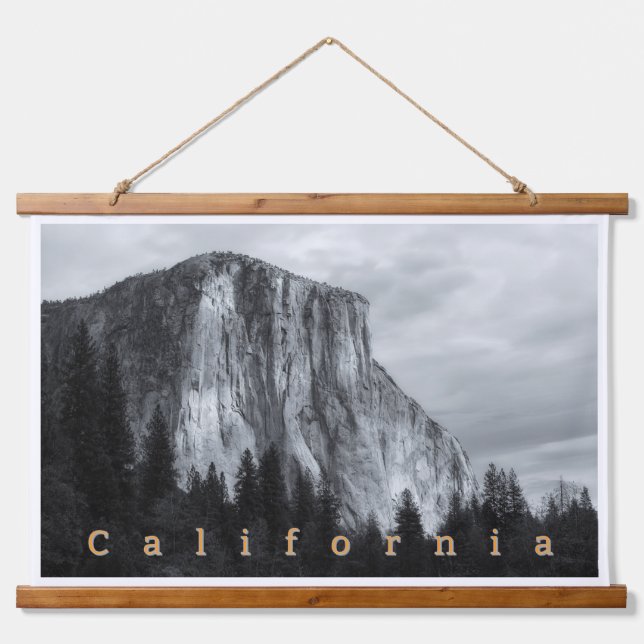 El Capitan Wandteppich Mit Holzrahmen (Vorne)