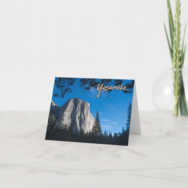 El Capitan Yosemite Note Card Karte (Vorderseite)