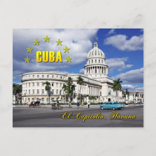 El Capitolio (Nationales Kapitol), Havanna, Kuba Postkarte