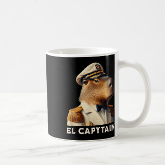 El Capytain Lustiger Capybara Boot Kapitän  Kaffeetasse