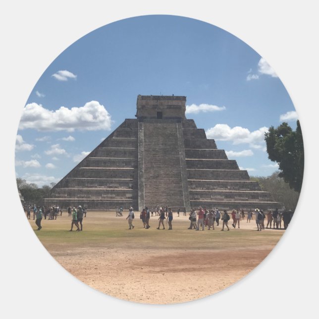 El Castillo - Chichen Itza, Mexiko #2 Stickers (Vorderseite)
