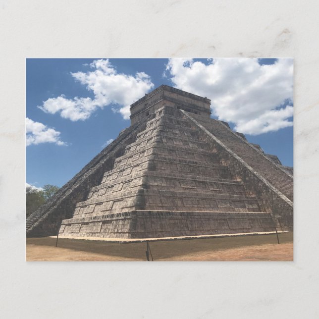 El Castillo - Chichen Itza, Mexiko #3 Postkarte (Vorderseite)