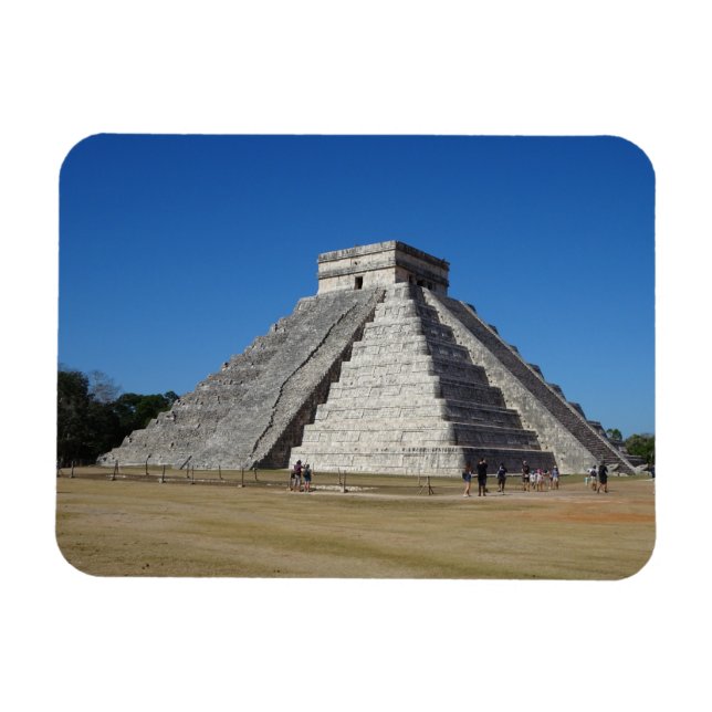 El Castillo - Chichen Itza, Mexiko #4 Foto Magnet (Horizontal)