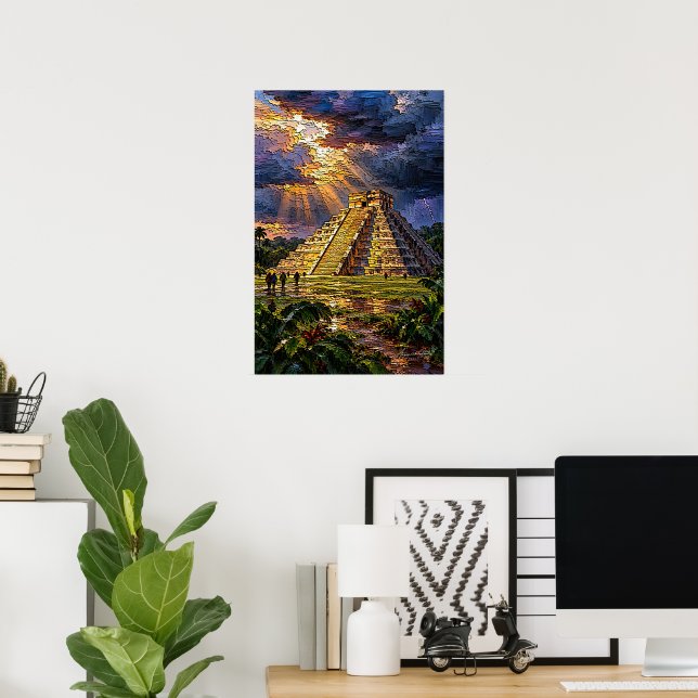 El Castillo Vor dem Sturm Poster (Heimbüro)
