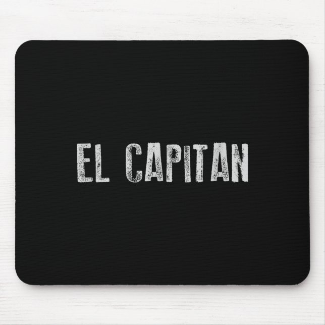 El Catan Boating Captain  Mousepad (Vorne)