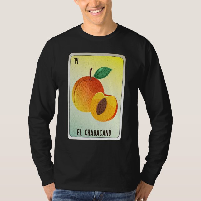 El Chabacano Mexican Slang Lottery Bingo Cards T-Shirt (Vorderseite)