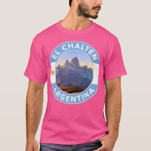 El Chaltn Argentinien Runde Emblem T-Shirt