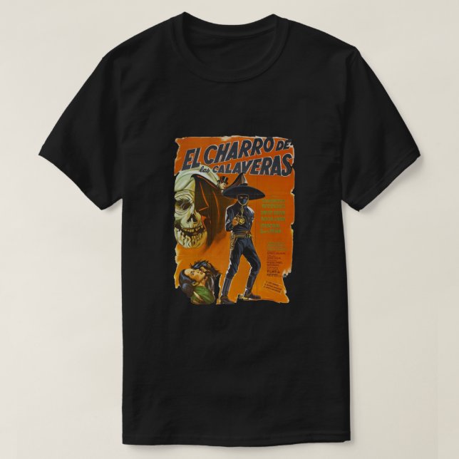 El Charro De Las Calaveras Classic T-Shirt (Design vorne)