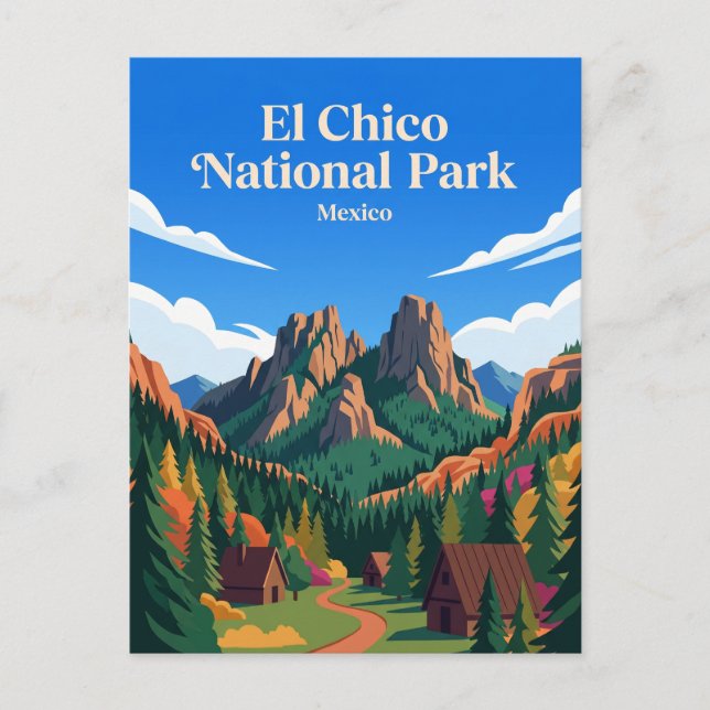 El Chico Nationalpark Mexiko Postkarte (Vorderseite)