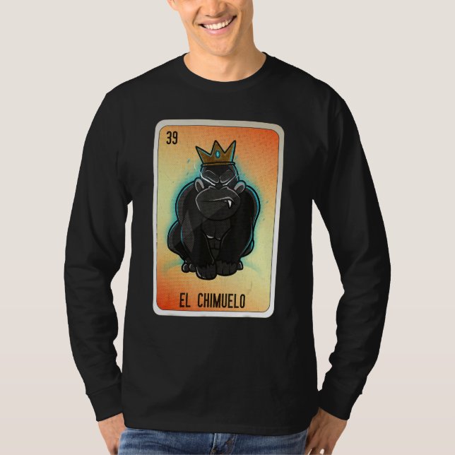 El Chimuelo Mexican Slang Lottery Bingo Cards T-Shirt (Vorderseite)