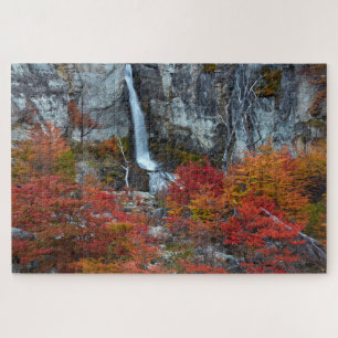 El Chorrillo Wasserfall Patagonia, Argentinien Puzzle