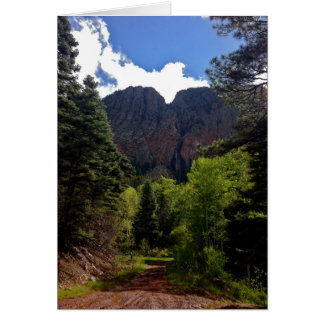 El Chorro Wasserfall in den Brazos. New Mexico