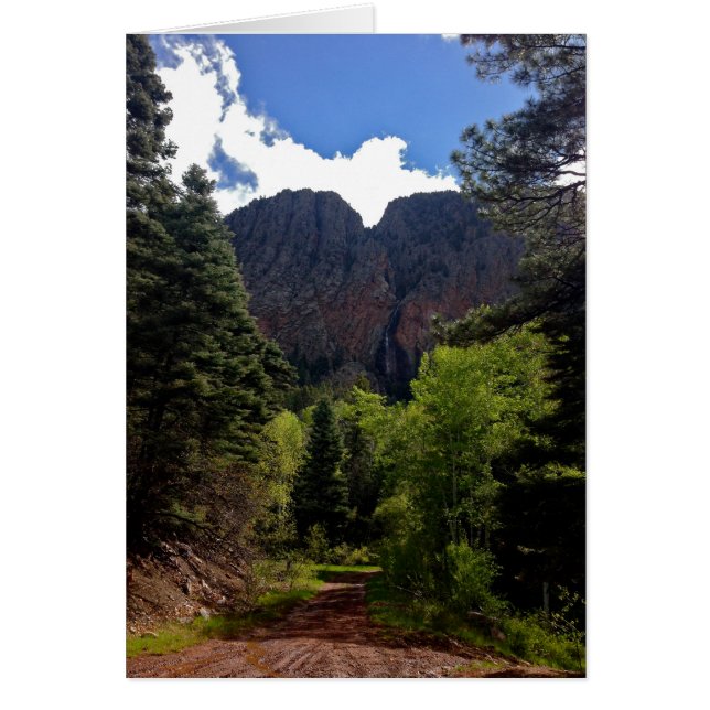 El Chorro Wasserfall in den Brazos. New Mexico (Vorne)