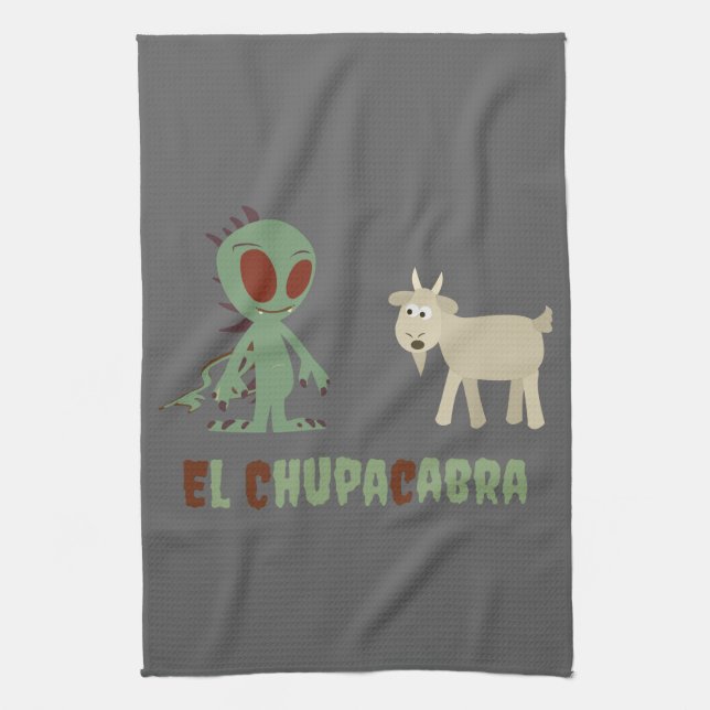 El Chupacabra Küchentuch (Vertikal)