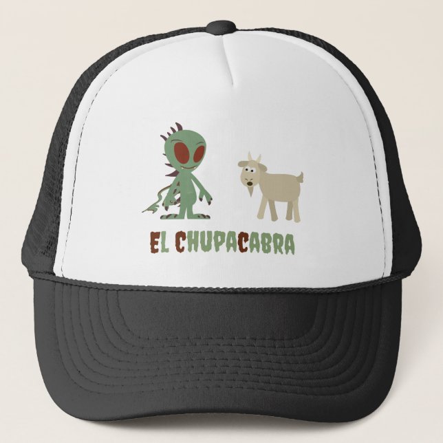 El Chupacabra Truckerkappe (Vorderseite)