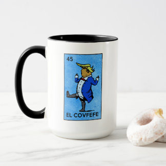El Covfefe Act Trump Vintage Mexican Bingo Tasse