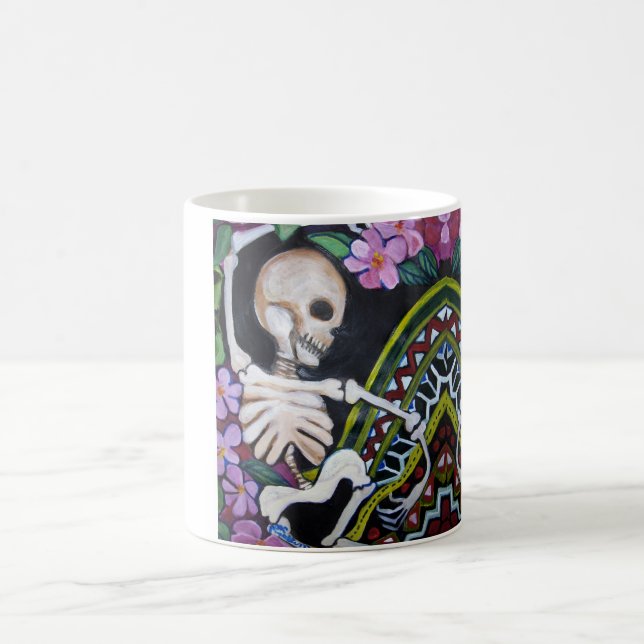 EL DIA DE LOS MUERTOS PRANCHING KAFFEETASSE (Mittel)