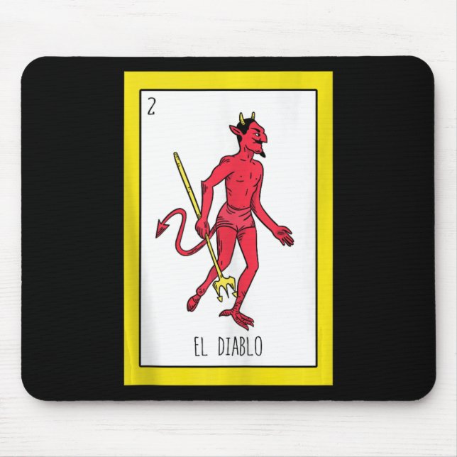 El Diablo Card Tank Oben Mousepad (Vorne)