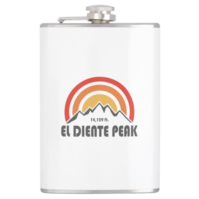 El Diente Peak Flachmann (Vorderseite)