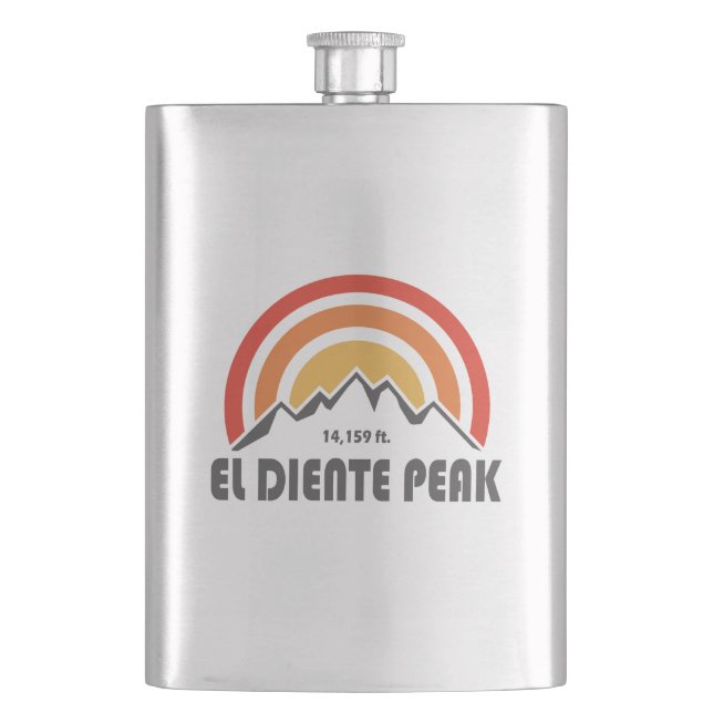 El Diente Peak Flachmann (Vorderseite)