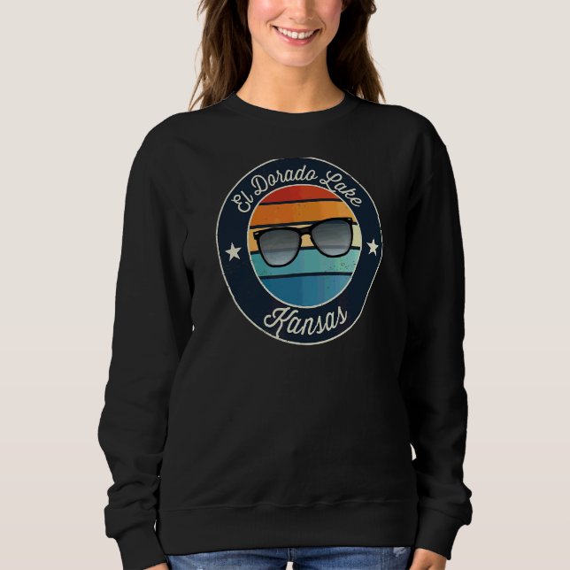El Dorado Lake Kansas Souvenir Sweatshirt (Vorderseite)