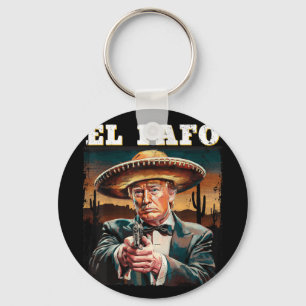 El Fafo Mexican Sombrero Trump Fafo Design Schlüsselanhänger