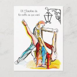 El Farolito Tango Postkarte